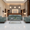 Sandy Point Stripe - Stroll Upholstered Sofa | Architectural Fabrics