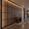 Port Royal - Smoke Upholstered Wall Panel | Architectural Fabrics
