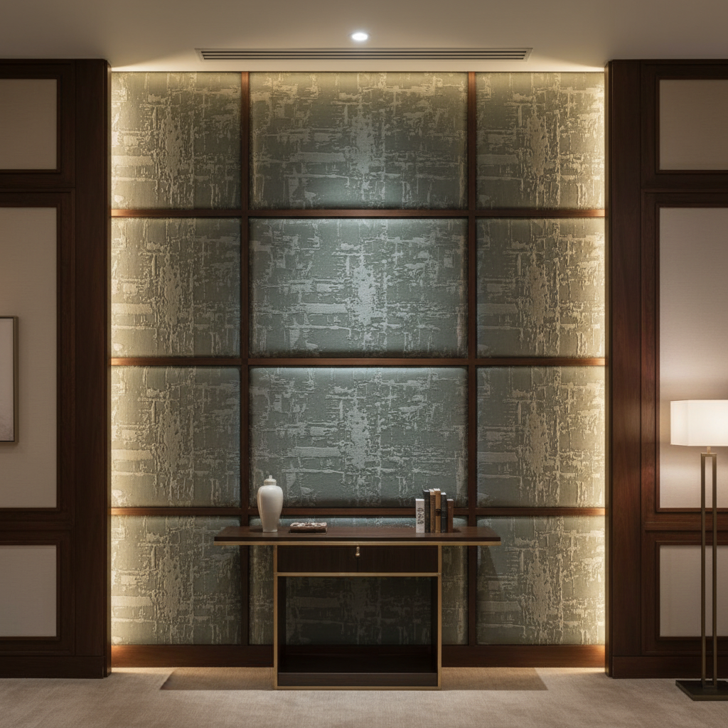 Turf Bay - Rhine Upholstered Wall Panel | Architectural Fabrics
