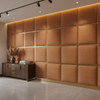 Woven Textured Vinyl Burnt Sienna Upholstered Wall Panel | Architectural Fabrics
