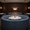Pelican Cay - Lapis Upholstered Banquette | Architectural Fabrics