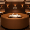 Aarden - Sienna Earth Silicone Hybrid Upholstered Banquette | Architectural Fabrics
