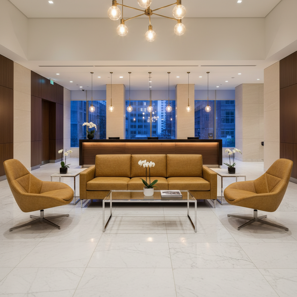 Triangle Reef - Saddle Upholstered Sofa | Architectural Fabrics