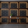Axis - Axis Etched Polyurethane Upholstered Wall Panel | Architectural Fabrics