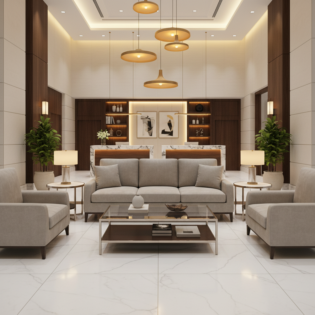 Maho Bay - Greige Upholstered Sofa | Architectural Fabrics