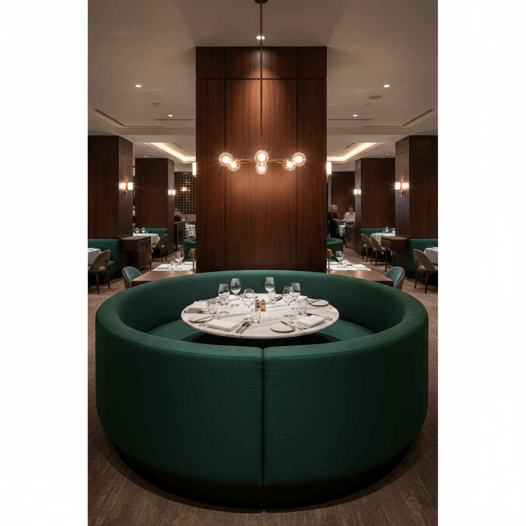 Peter Island - Holly Upholstered Banquette | Architectural Fabrics