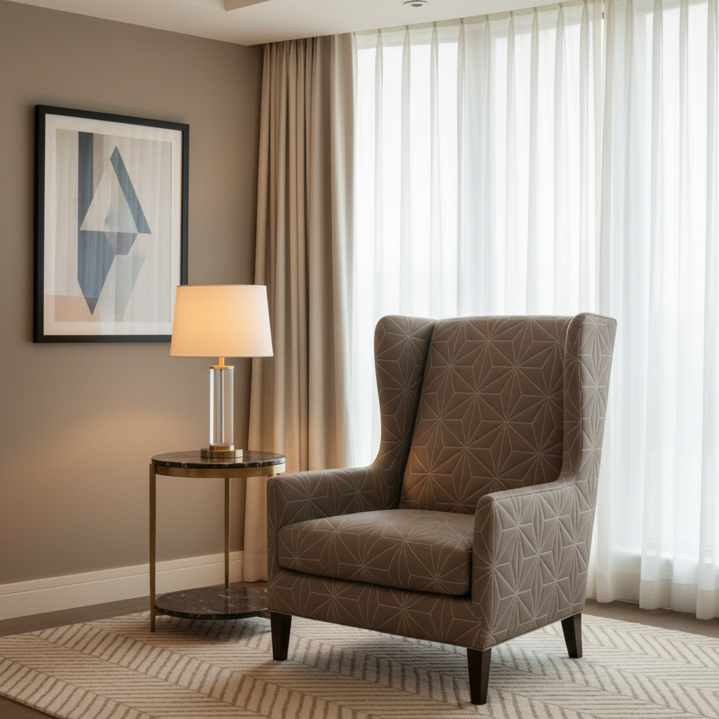 Axis - Axis Etched Polyurethane Upholstered Chair | Architectural Fabrics