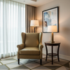 Smooth Pebble Grain Olive Gold Upholstered Chair | Architectural Fabrics