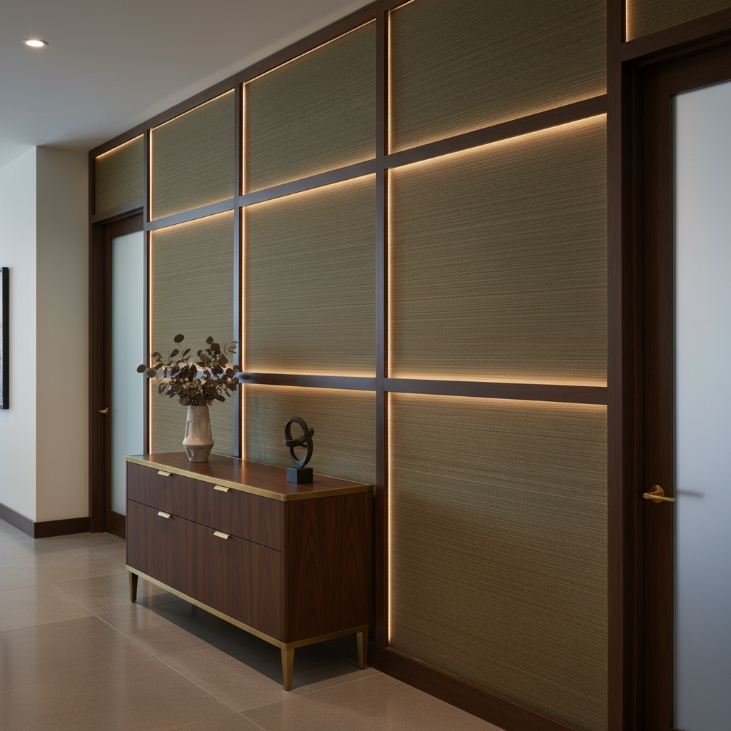 Montego - Java Upholstered Wall Panel | Architectural Fabrics