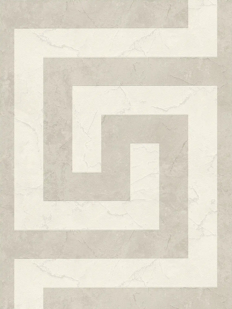 Greek Grey Cream Versace Wallcovering