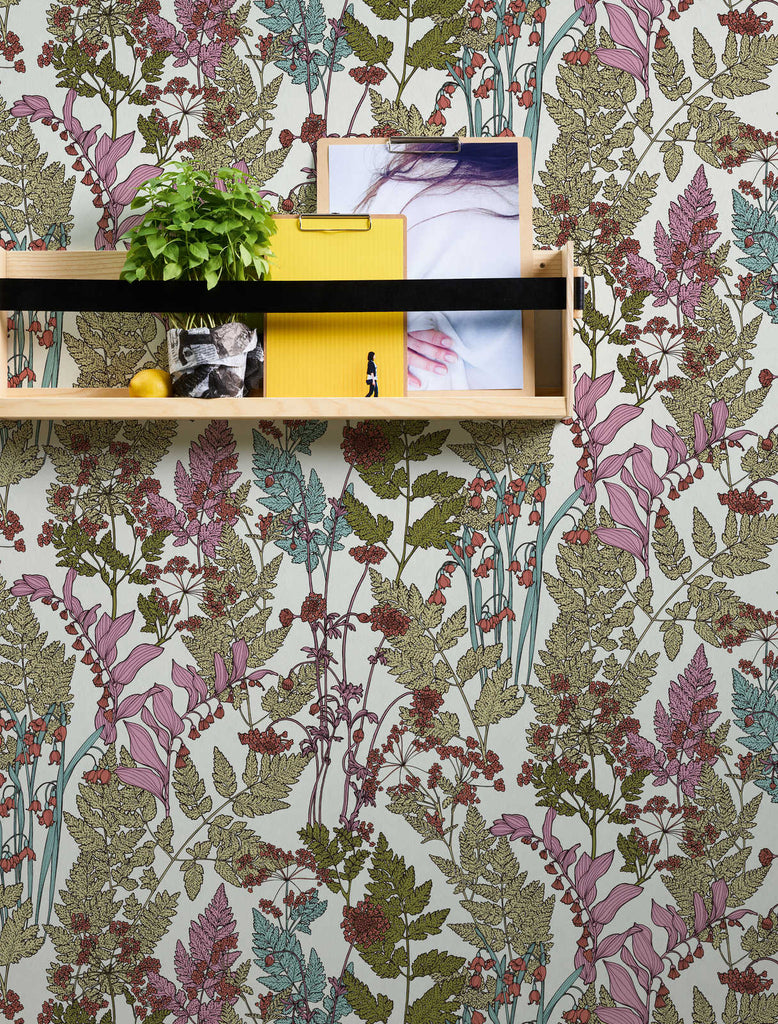 Floral Impression Cream Wallcovering | AS Creation