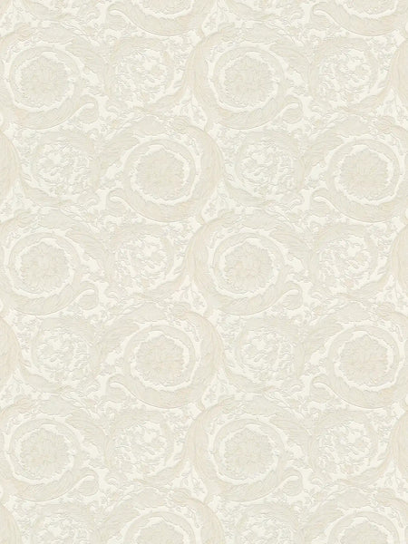 Barocco Cream Embossed Versace Wallcovering