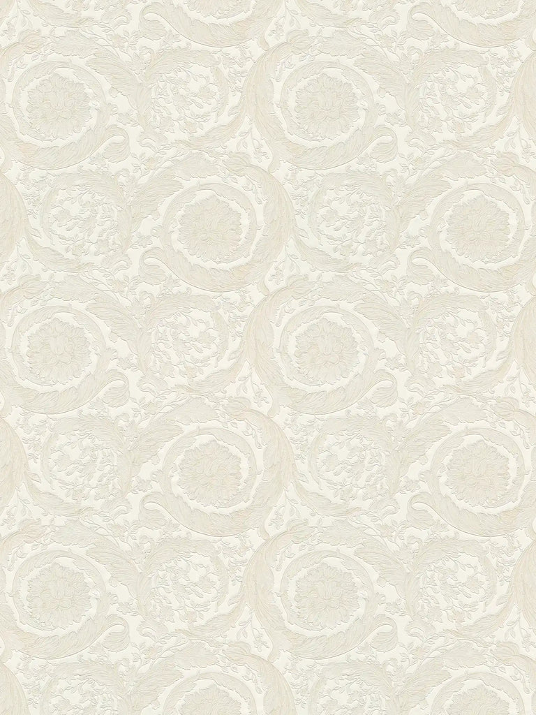 Barocco Cream Embossed Versace Wallcovering