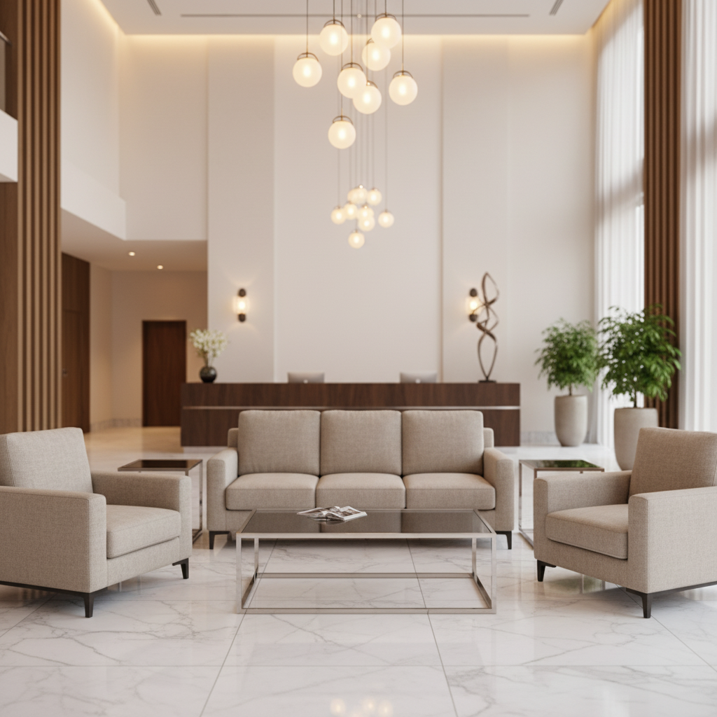Punch Bowl - Linen Upholstered Sofa | Architectural Fabrics