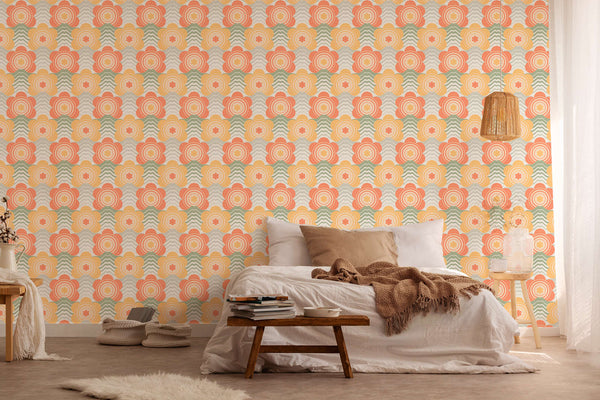 Retro Chic Beige Wallcovering | AS Creation