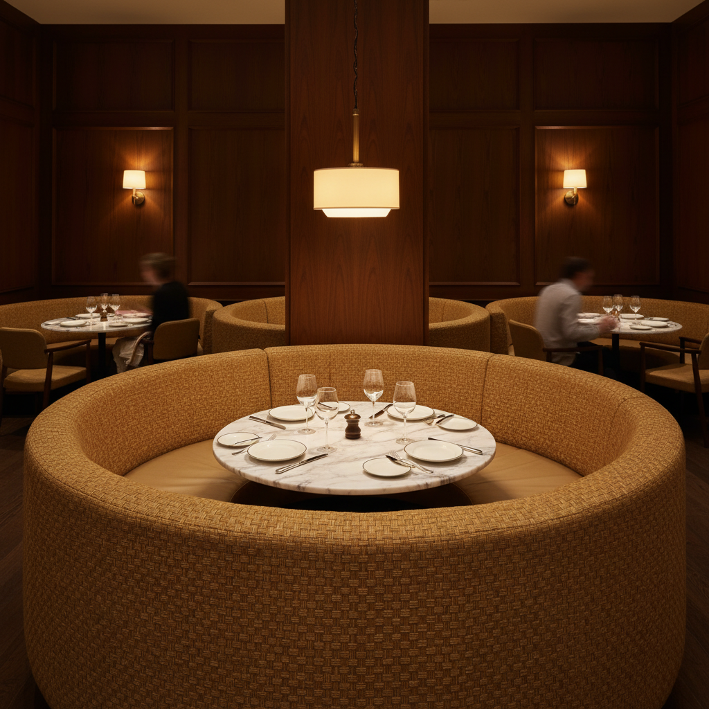 Aztec - Aztec Organic Cellulose Upholstered Banquette | Architectural Fabrics