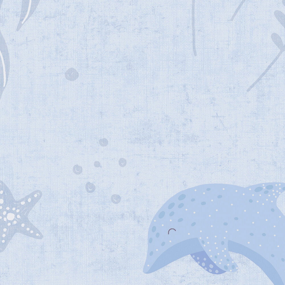 Lilly Luis Light Blue Wallcovering | AS Creation