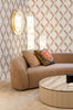 Tarsia Pink Cream Versace Home Wallcovering