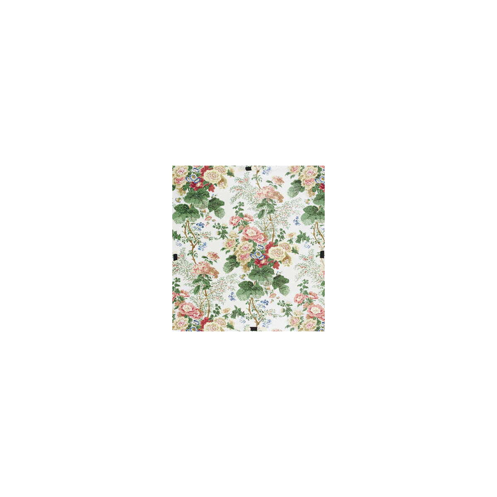 Samples and Purchasing available for Hollyhock Hdb - White/Coral  By Lee Jofa |  |  Multipurpose Print at Designer Wallcoverings and Fabrics