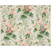 Samples and Purchasing available for Hollyhock Hdb - White/Coral  By Lee Jofa |  |  Multipurpose Print at Designer Wallcoverings and Fabrics