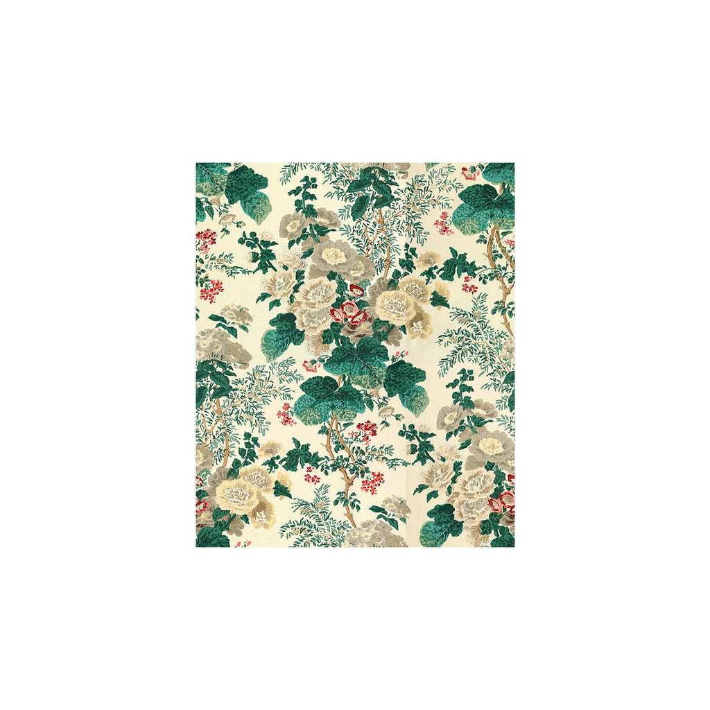 Samples and Purchasing available for Hollyhock Hdb - White/Brown  By Lee Jofa |  |  Multipurpose Print at Designer Wallcoverings and Fabrics