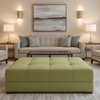 Soper Hole - Spring Upholstered Ottoman | Architectural Fabrics