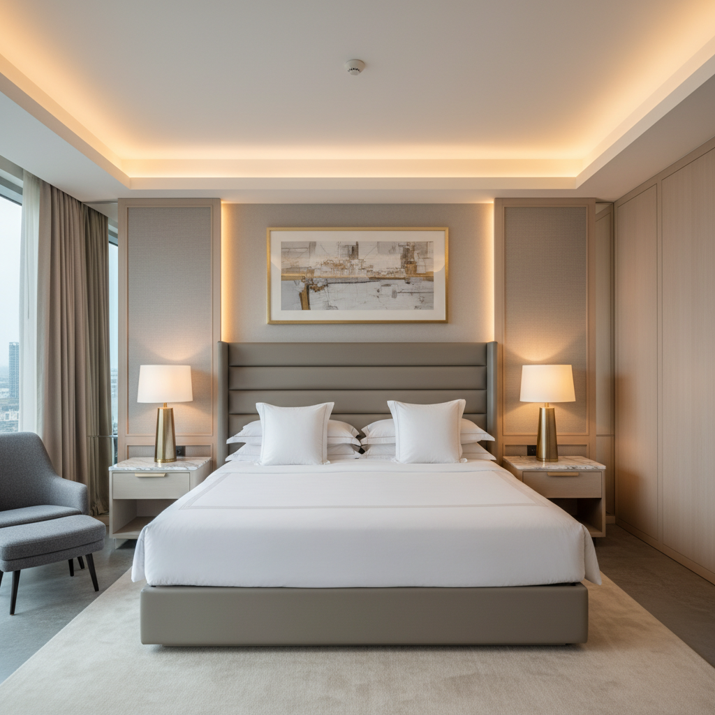 Hillsville Granite Upholstered Headboard | Architectural Fabrics