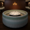 Apache - Verdant Tide Silicone Hybrid Upholstered Banquette | Architectural Fabrics
