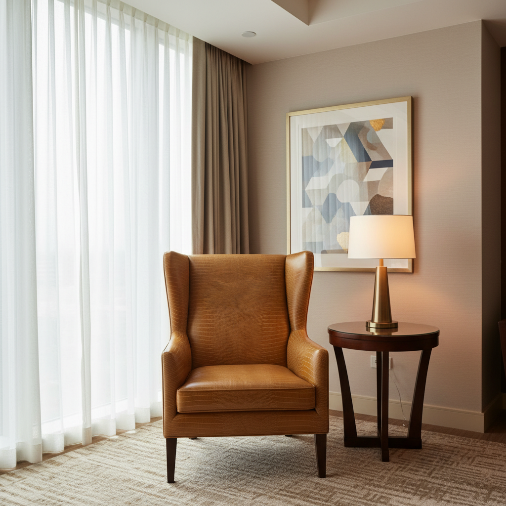 Silver Bank - Caramel Upholstered Chair | Architectural Fabrics