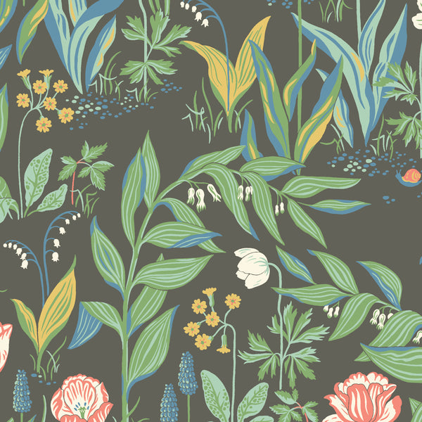 Spring Garden Charcoal Multi — Schumacher