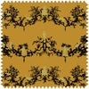Shuiping de Pillement Velvet Black & Pale Gold on Honey