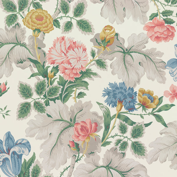 Carnation Garden Mural Multi — Schumacher