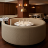 Steeple Reef - Sand Upholstered Banquette | Architectural Fabrics