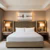 West End - Truffle Upholstered Headboard | Architectural Fabrics