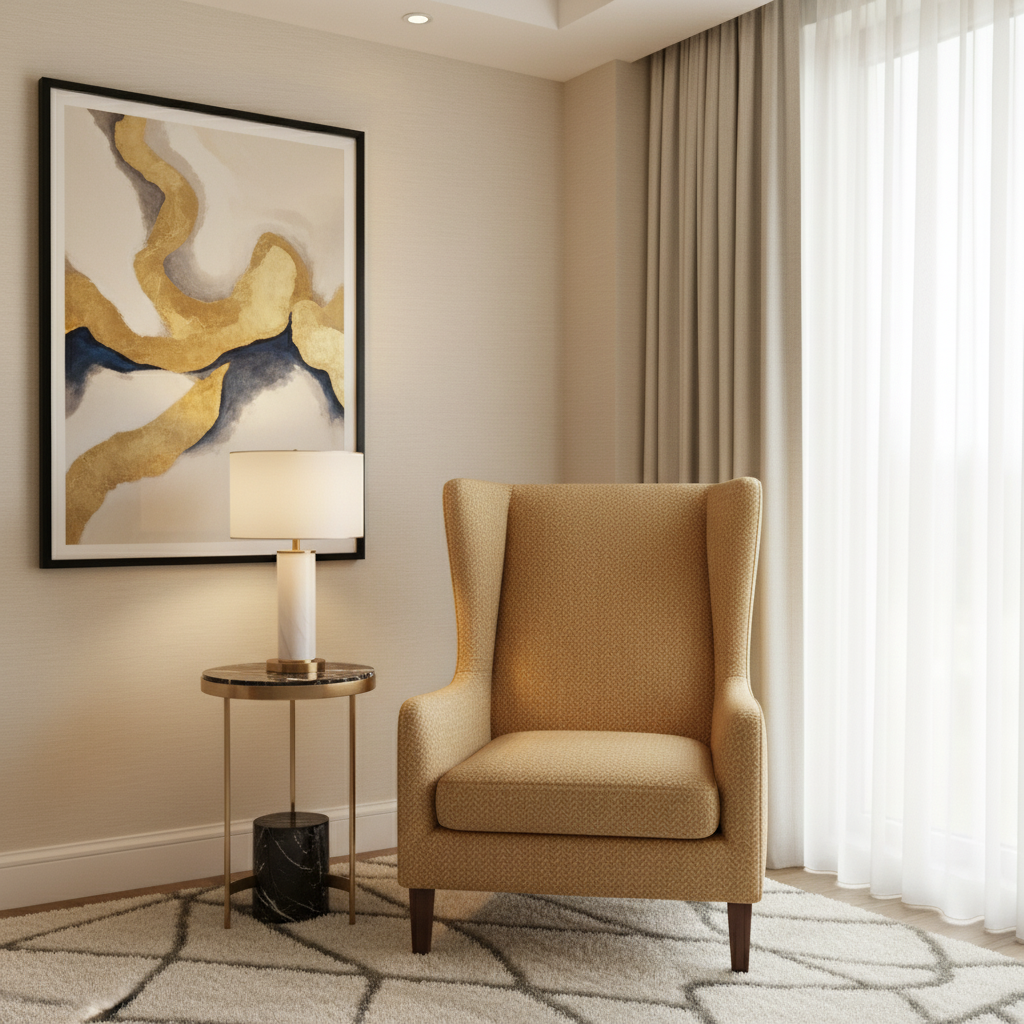 Salt Island - Birch Upholstered Chair | Architectural Fabrics