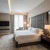 Waterfall Bay - Charcoal Upholstered Headboard | Architectural Fabrics