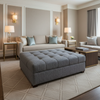 Steeple Reef - Cadet Upholstered Ottoman | Architectural Fabrics