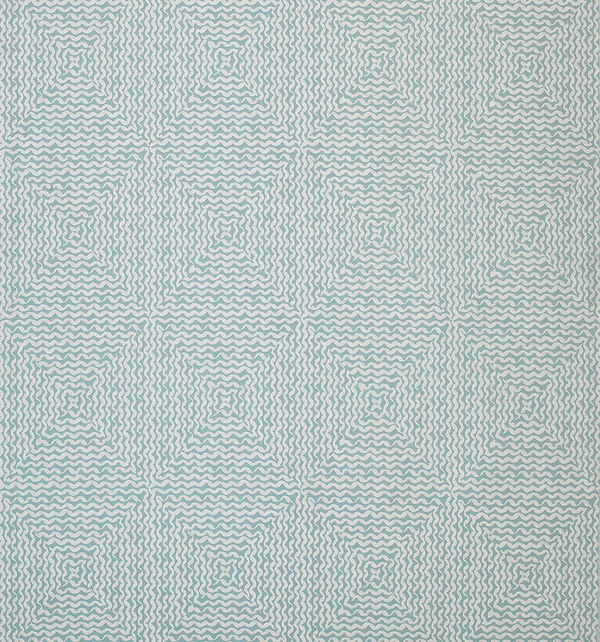 Nina Campbell Fabric - Aqua Tint Wallcovering | Nina Campbell