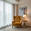 Ultrasuede Sunflower - Mustard Upholstered Chair | Ultrasuede Upholstery