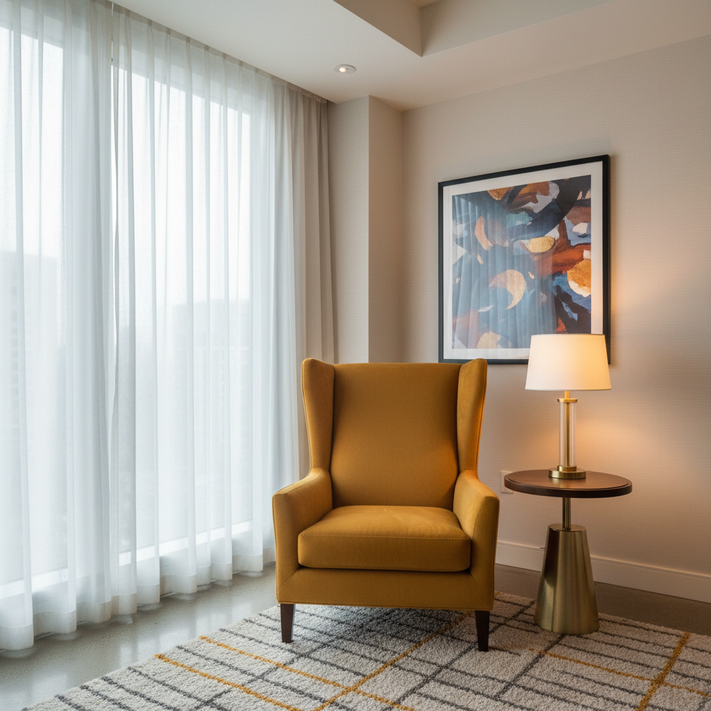 Ultrasuede Sunflower - Mustard Upholstered Chair | Ultrasuede Upholstery