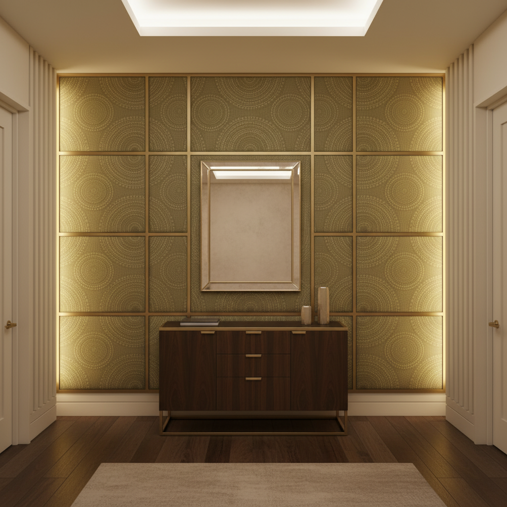 Virgin Gorda - Garden Upholstered Wall Panel | Architectural Fabrics