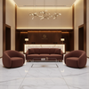 Linen Island - Lava Upholstered Sofa | Architectural Fabrics