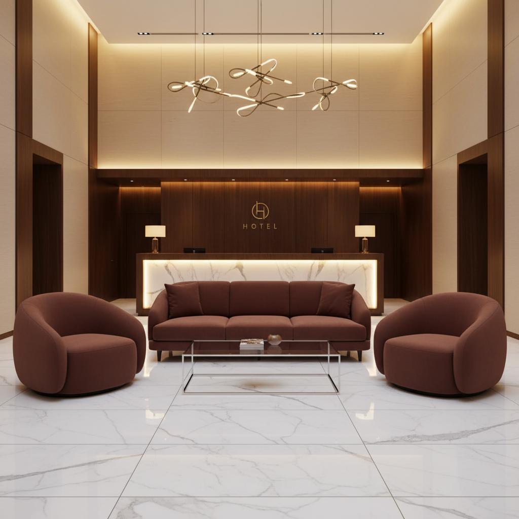 Linen Island - Lava Upholstered Sofa | Architectural Fabrics