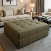 Alter - Alter Silicone Hybrid Upholstered Ottoman | Architectural Fabrics