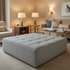Ballad - Ballad Tekloom Performance Upholstered Ottoman | Architectural Fabrics