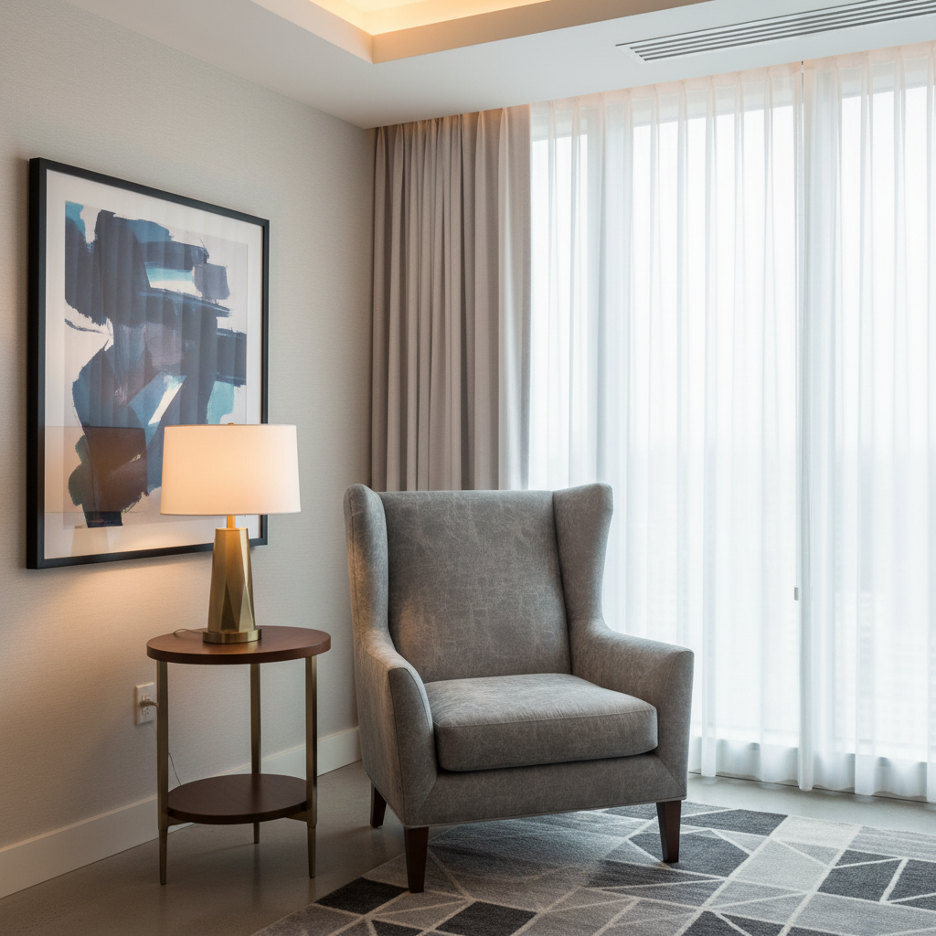 Red Hook - Pewter Upholstered Chair | Architectural Fabrics