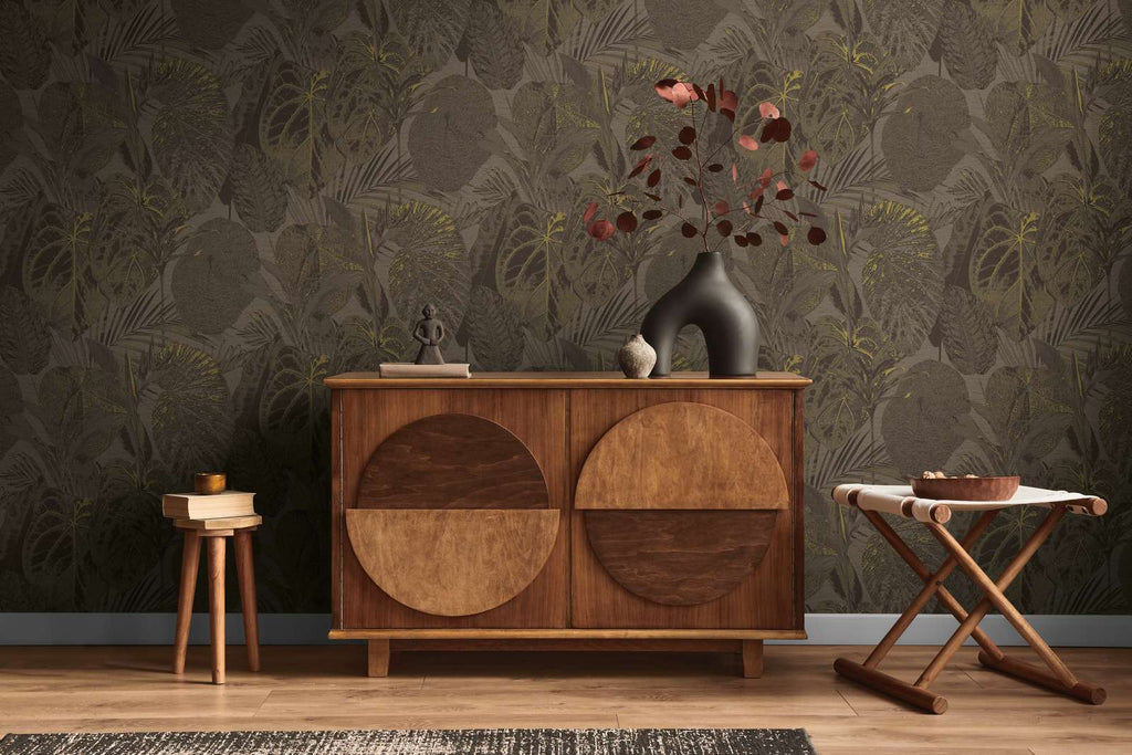Famous Garden Brown Wallcovering | AS Creation