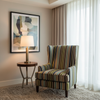 Sugar Mill Stripe - Paloma Upholstered Chair | Architectural Fabrics