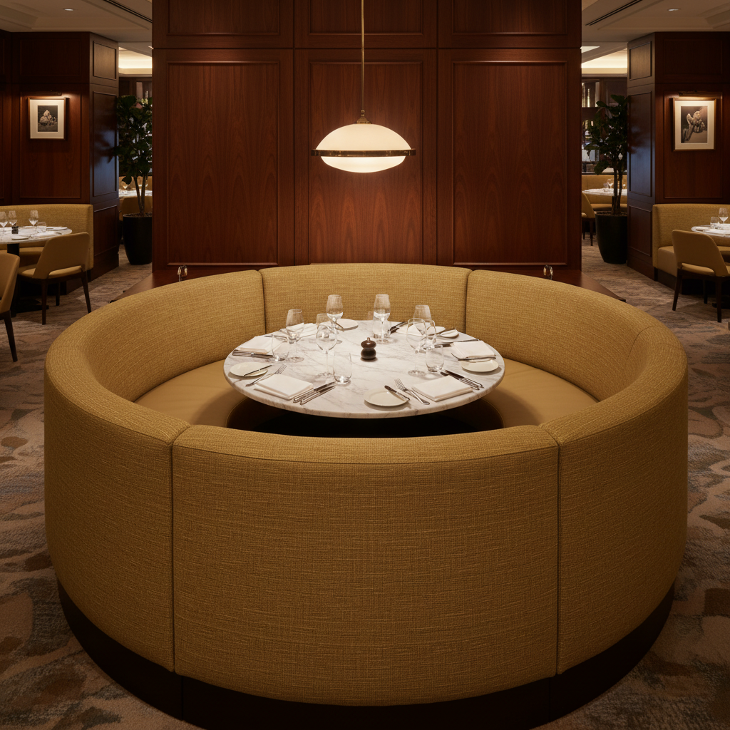 Soufriere - Sunflower Upholstered Banquette | Architectural Fabrics