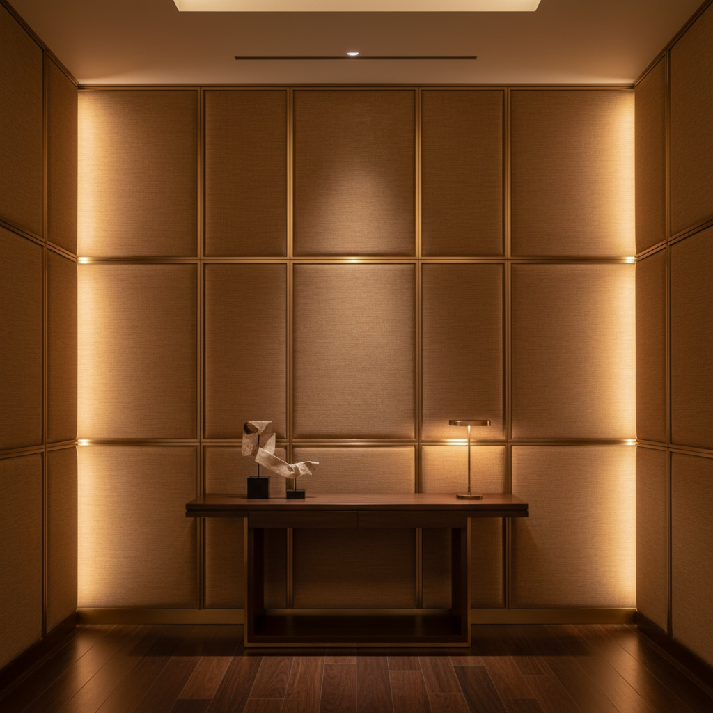Linen Island - Gust Upholstered Wall Panel | Architectural Fabrics